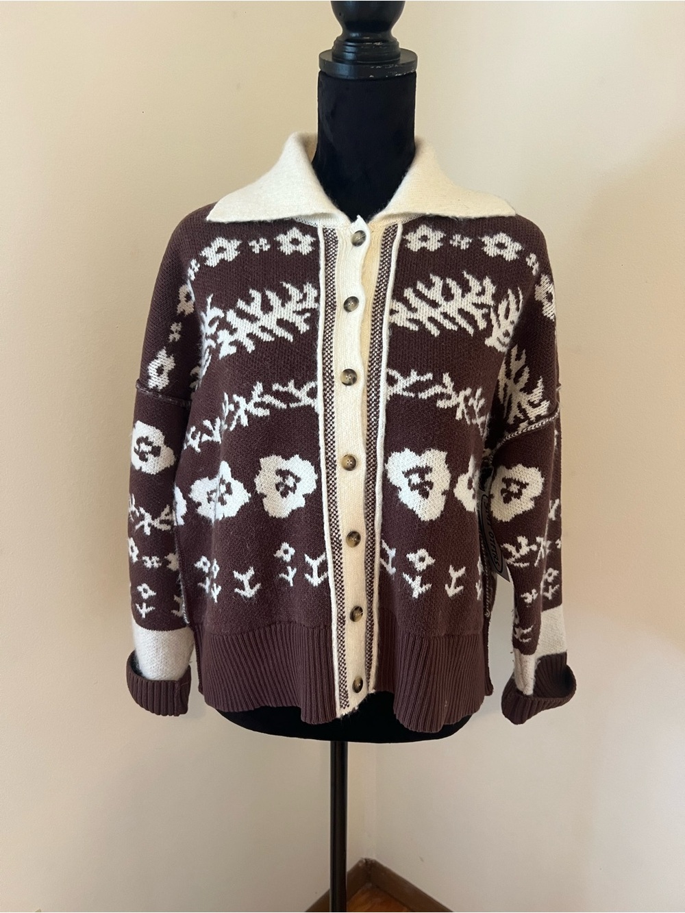 NWT Free People Shelby Cardigan Sweater - Picture 4 of 5